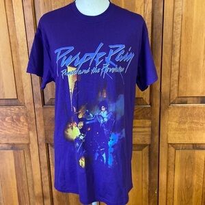 The Prince Estate Graphic Shortsleeved “Purple Rain Prince and the Revolution” M